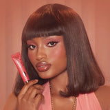 Charlotte Tilbury Dream Pop liquid blush swatch on skin