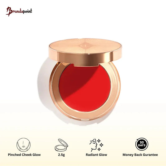 Charlotte Tilbury Pinched Cheek Glow Lip & Cheek Tint in pink packaging - front view