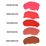 Charlotte Tilbury Pinched Cheek Glow lip tint shade applied on lips - natural pink color