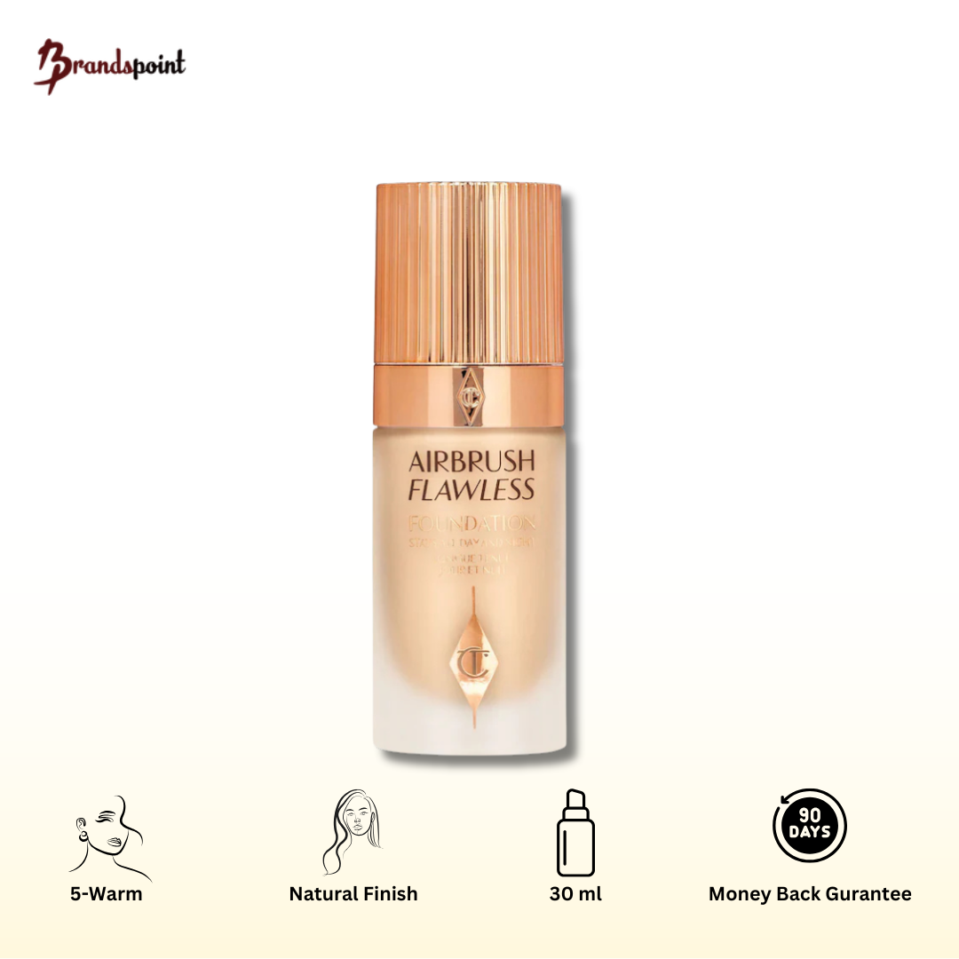 Charlotte Tilbury Airbrush Flawless Longwear Foundation - 5 Warm - Brands Point AE