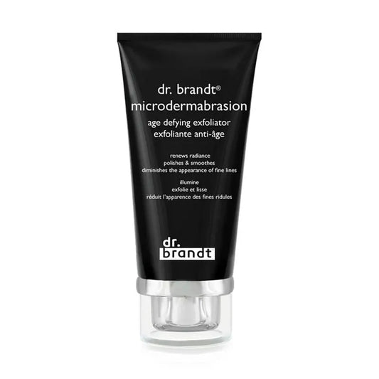 Dr Brandt Microdermabrasion Body Exfoliator 60g product tube front view - smooth skin body scrub