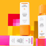 Drunk Elephant T.L.C. Framboos Night Serum gel texture drop on skin