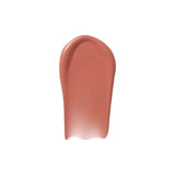 Dusty Rose liquid blush swatch on fair skin showing dewy finish