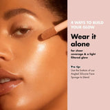 E.L.F. Halo Glow Liquid Filter four ways to glow tutorial image 2