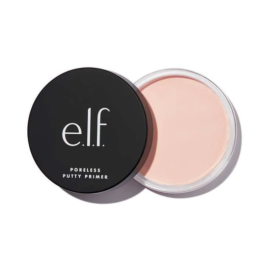 e.l.f. Poreless Putty Primer open jar showing velvety putty texture