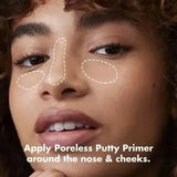 Close-up of E.L.F. Poreless Putty Primer with velvety texture that minimizes pores.