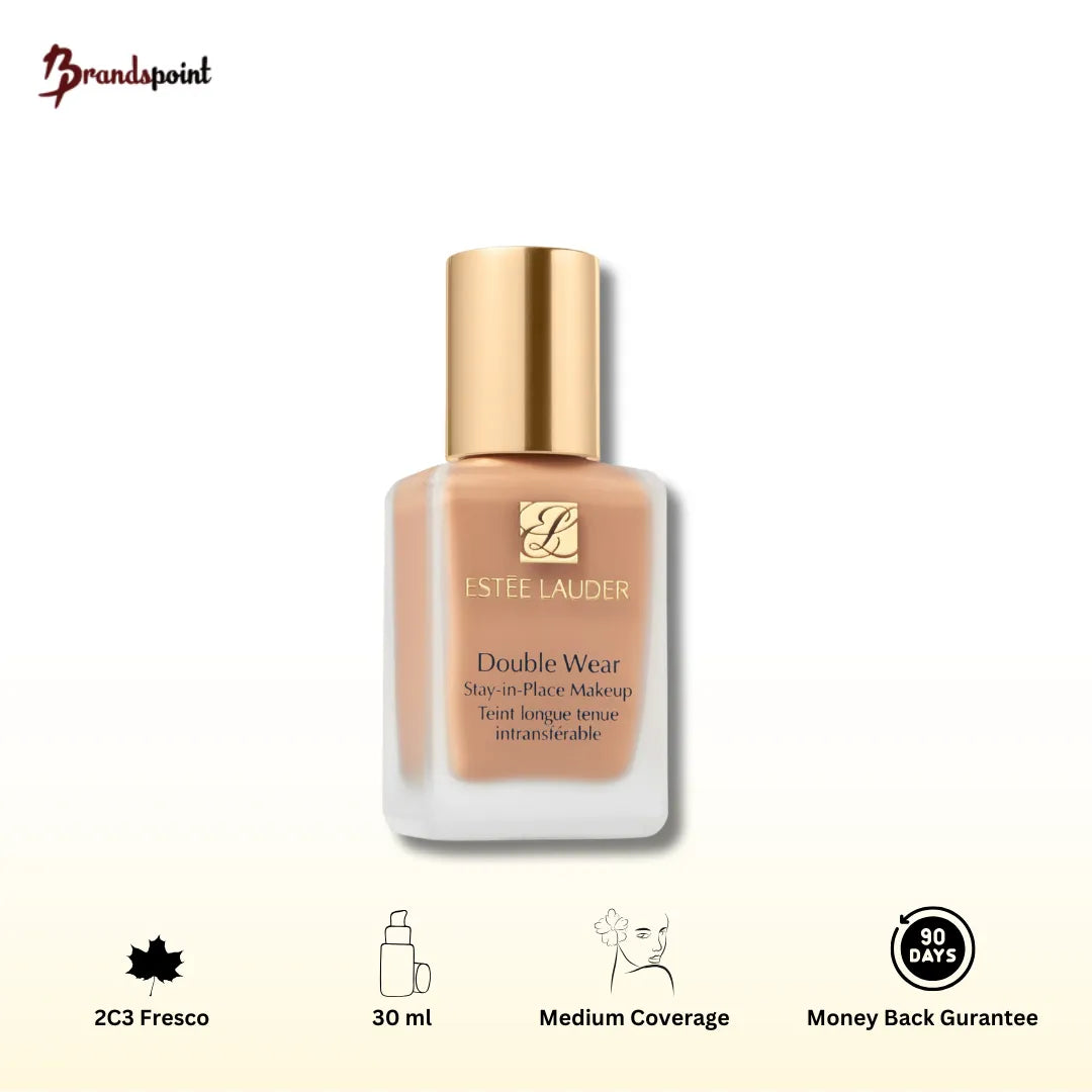 Estée Lauder Double Wear Foundation SPF10 2C3 Fresco product bottle front view