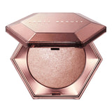 Fenty Beauty Diamond Bomb All Over Diamond Veil Rosé Rave swatch showcasing pure pink and gold sparkle on skin
