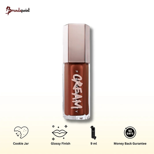 Fenty Beauty Gloss Bomb Cream Cookie Jar - Chocolate Caramel Lip Cream Packaging