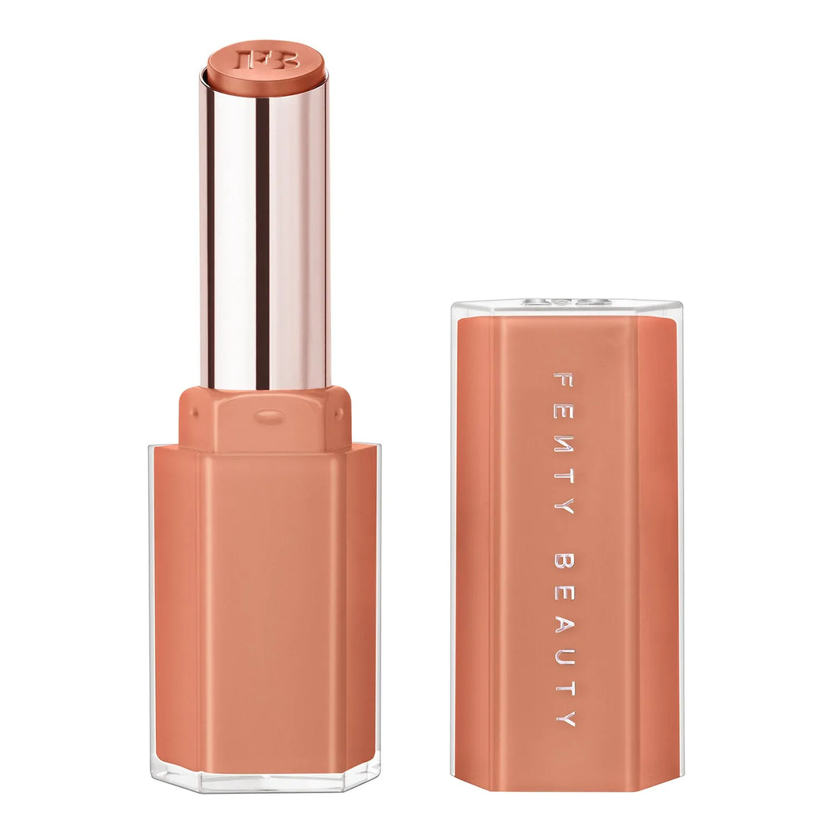 Fenty Beauty Gloss Bomb Stick Two'Lip Kiss 3.6g front view on white background