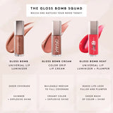 Fenty Beauty Gloss Bomb Universal Lip Luminizer Hot Chocolit Fantasy close-up applicator