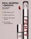 Fenty Beauty Icon Velvet Liquid Lipstick The MVP product packaging and tube