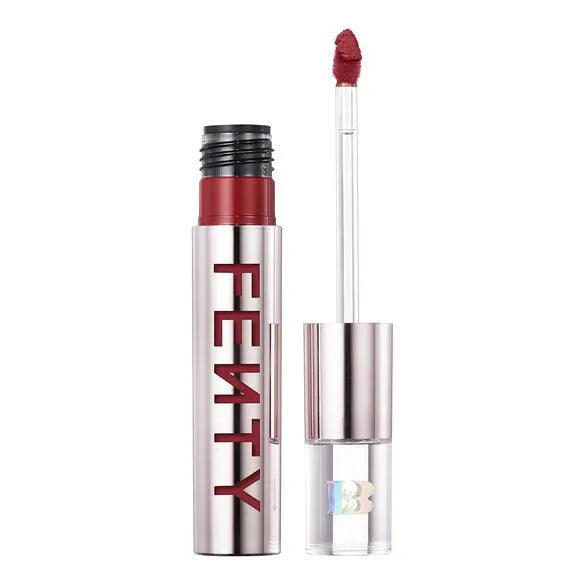 Fenty Beauty Icon Velvet Liquid Lipstick The MVP swatch shade close up