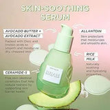 Avocado Ceramide Serum on skin showing lightweight milky texture