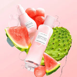 Glow Recipe Watermelon Glow Dew Drops - demonstrating dewy glow on skin