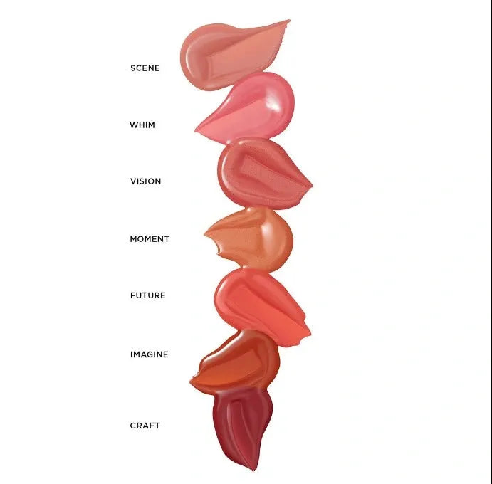 Hourglass Unreal Liquid Blush - model wearing dewy blush on cheeks for natural look