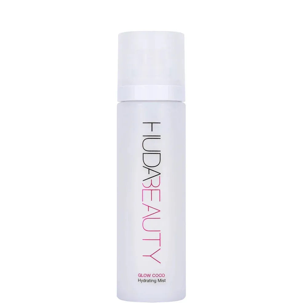 Huda Beauty Glow Coco Hydrating Mist 100ml bottle - 3-in-1 primer and setting spray for dewy skin