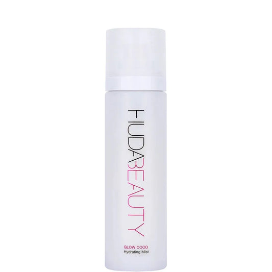 Huda Beauty Glow Coco Hydrating Mist 100ml bottle - 3-in-1 primer and setting spray for dewy skin