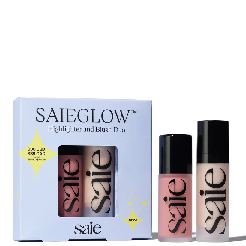 Saie Saieglow Highlighter and Blush Duo Set