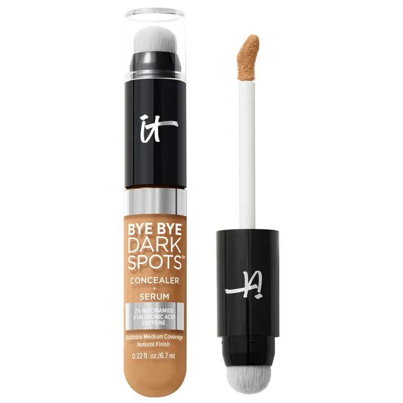 IT Cosmetics Bye Bye Dark Spot Concealer Medium Warm 32 product tube with applicator