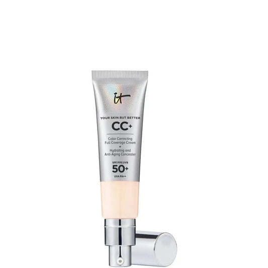 IT Cosmetics CC+ Cream SPF50 Fair Beige product tube front view