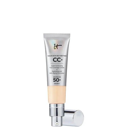 IT Cosmetics CC+ Cream SPF 50+ in shade Light Cool - full coverage foundation for fair skin with pink undertones - available in UAE