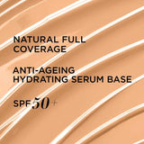 Close-up of IT Cosmetics CC+ Cream texture - hydrating and radiant finish
