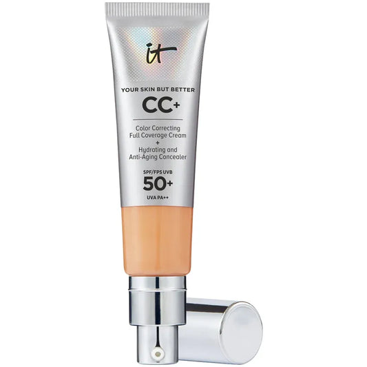 IT Cosmetics Your Skin But Better CC+ Cream SPF 50+ in Neutral Tan - front view of product packaging