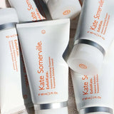 Before and after skin texture improvement using Kate Somerville ExfoliKate Treatment
