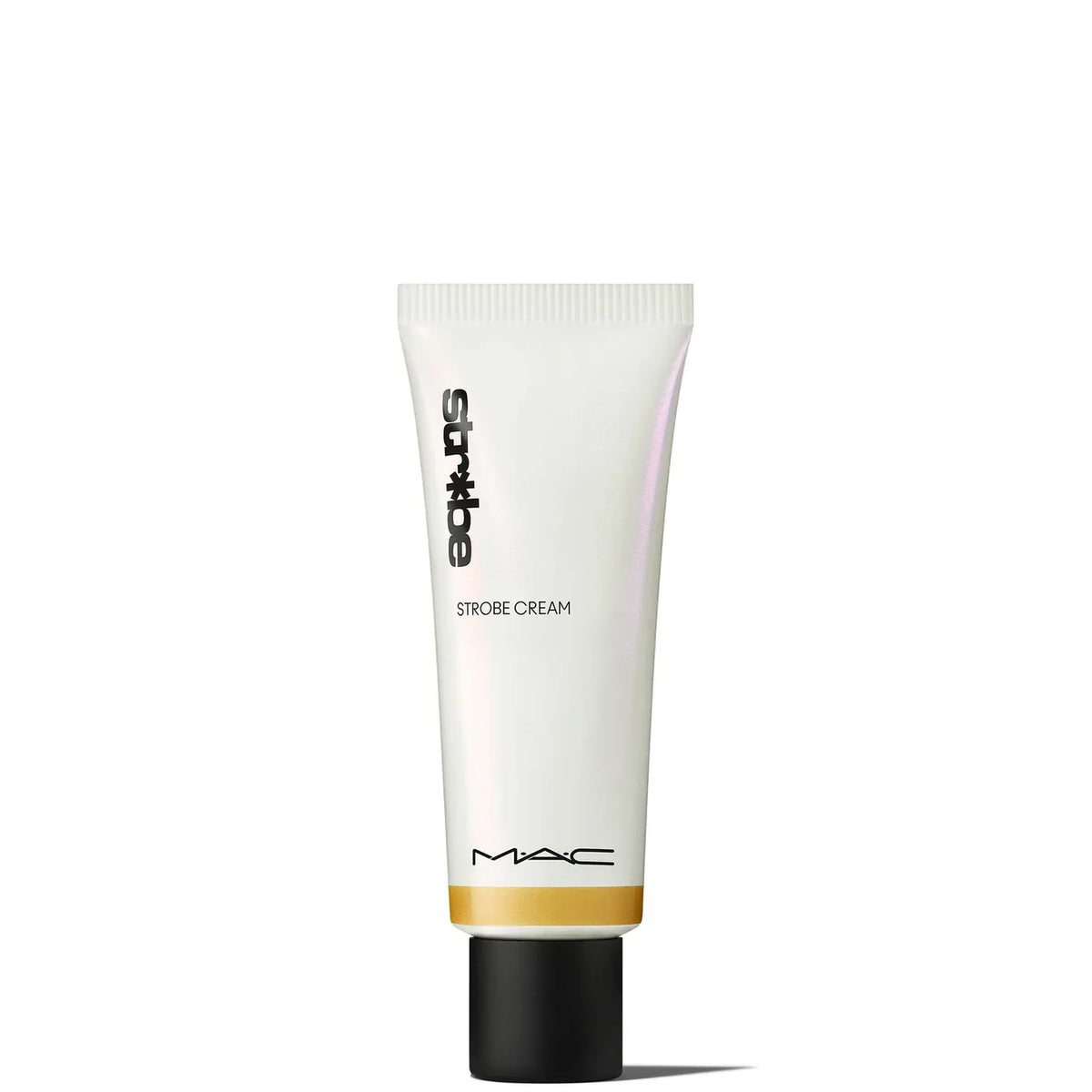 Mac Cosmetics Strobe Cream Goldlite 50ml tube front packaging on white background