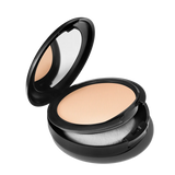 MAC Studio Fix Powder Plus Foundation NC15 compact case front view on white background