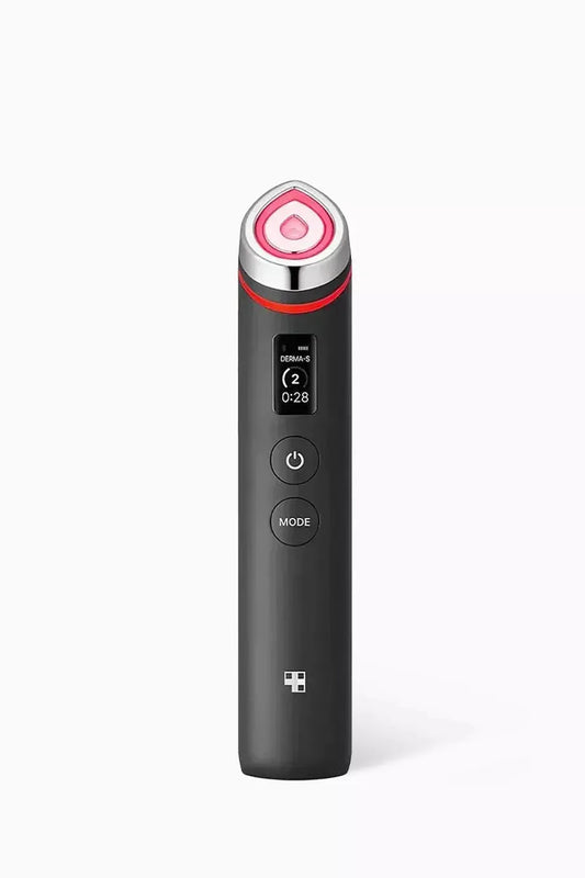Medicube Age-R Booster Pro 6-in-1 anti-aging skincare device in silver