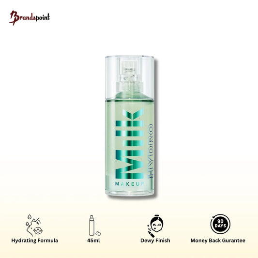 Milk Makeup Hydro Grip Primer 45ml bottle with green tinted formula and dropper