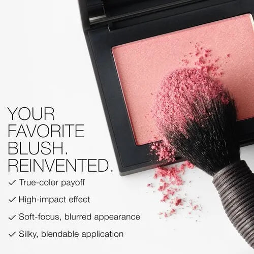 NARS Blush technology - Pure Pigment Blend for true color payoff