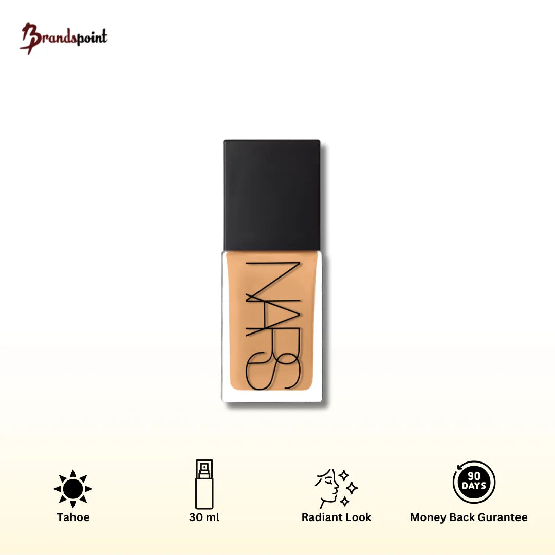 NARS Light Reflecting Foundation bottle in shade Tahoe 30ml with black metallic cap
