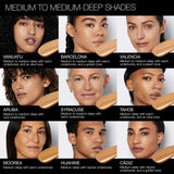 NARS Light Reflecting Foundation Tahoe applied on face showcasing radiant glow and smooth texture