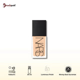 NARS Light Reflecting Foundation Vallauris bottle with pump on white background - buy authentic in UAE