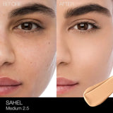 NARS foundation Sahel shade swatch on arm for color matching