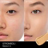 Texture of NARS Natural Radiant Longwear Foundation Stromboli on skin - blendable and radiant
