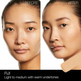 Swatch of NARS Soft Matte Complete Foundation in Fiji shade on hand