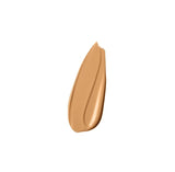 Before and after applying authentic Nars Light Reflecting Foundation in Syracuse shade