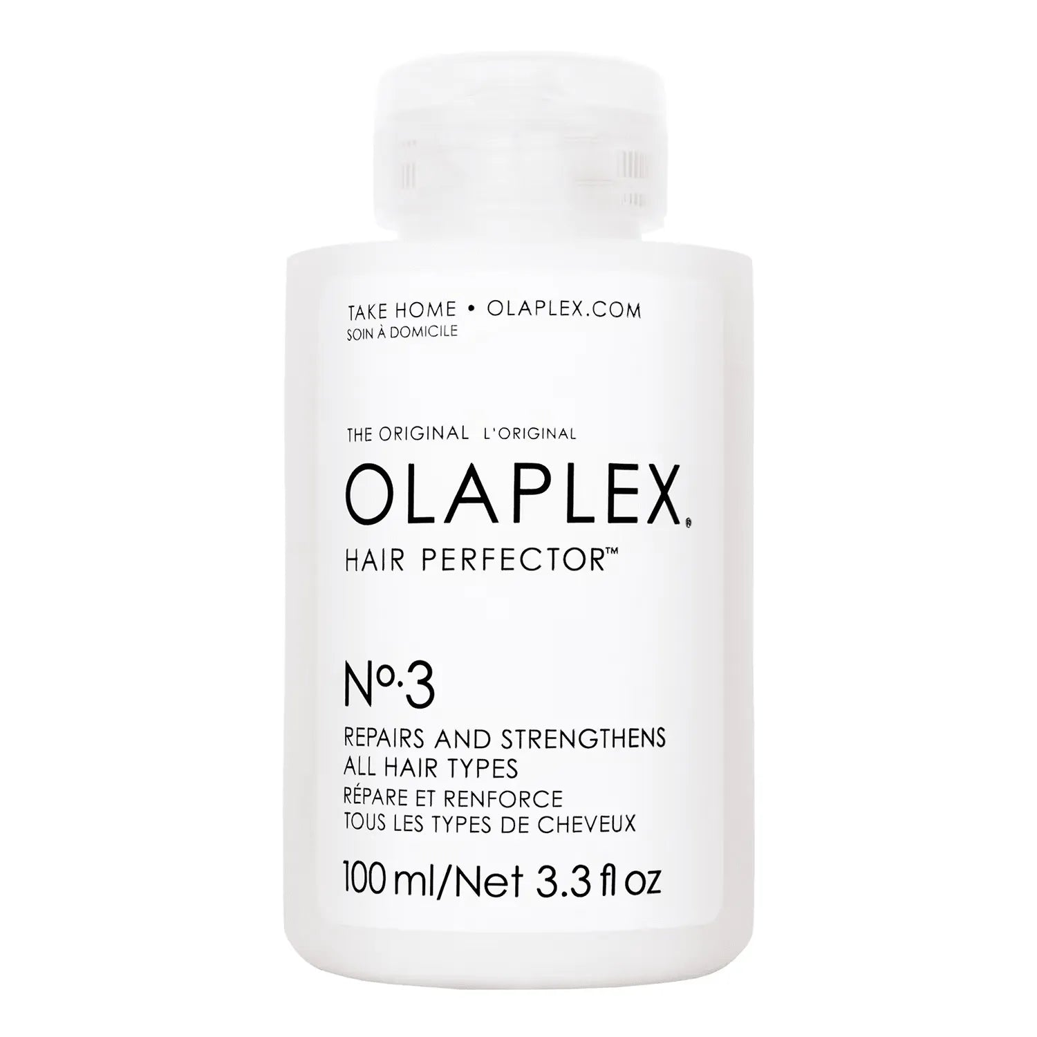 Olaplex No.3 color swatch showing product texture