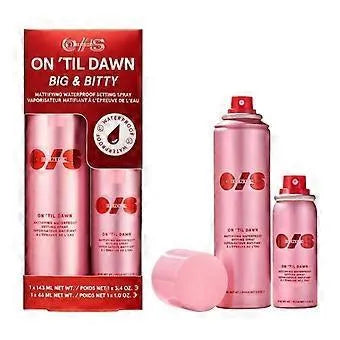 ONE SIZE On Till Dawn Setting Spray Duo 143ml and 44ml - long-lasting matte finish makeup setting spray