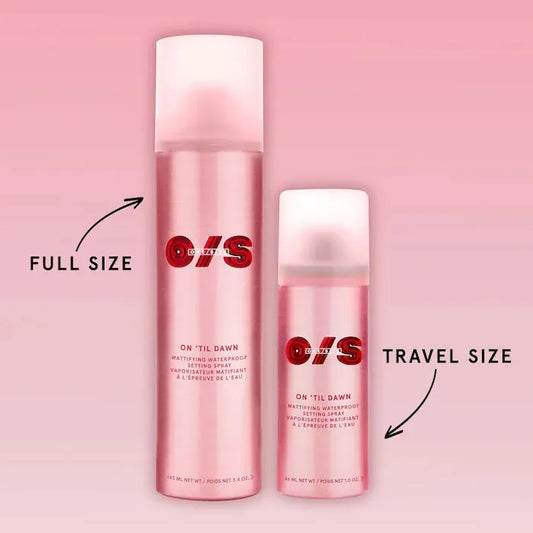 One/Size By Patrick Starrr On 'Til Dawn Mattifying Waterproof Setting Spray 143ml - packaging detail