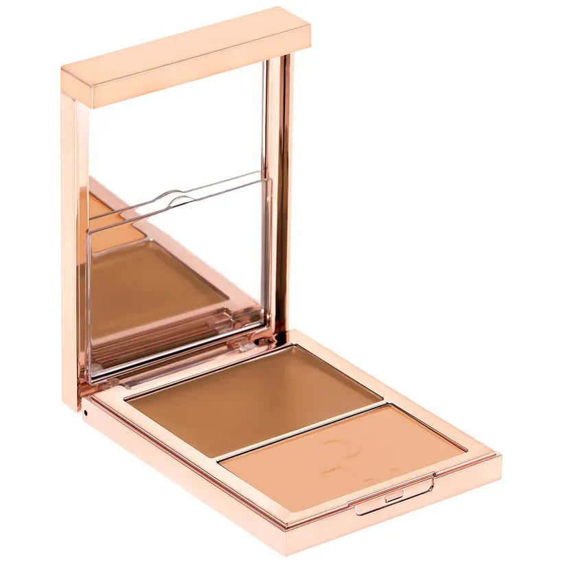 Patrick Ta Major Skin Crème and Powder Foundation Duo in Medium 1 - closed compact case
