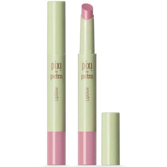 Pixi LipGlow Tinted Lip Balm in Fleur shade - glossy pink lip balm with mango and shea butters - front view