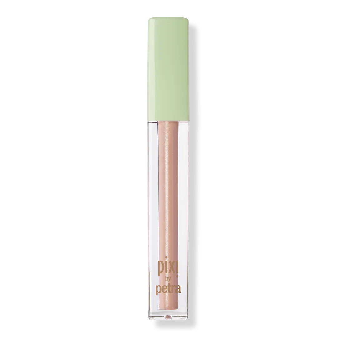 Pixi LipLift Max Glossy Lip Plumper in Honey Sheen – product bottle front view, glossy finish, pink cap