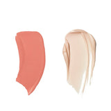 Saie Dew Blush in Rosy shade swatch - Neutral pink cream-gel blush