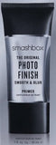 SmashBox Photo Finish Foundation Primer - pump dispenser and product texture on skin