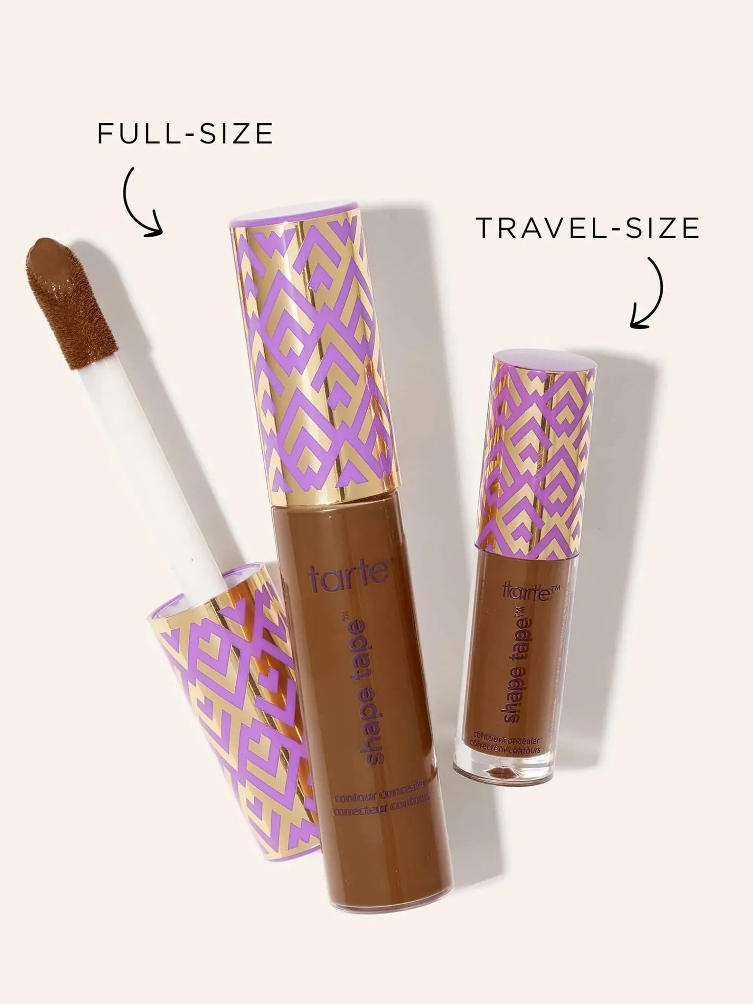 Tarte Shape Tape Concealer 8B Porcelain Beige ingredients list on packaging